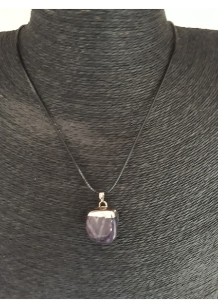 Sertifikalı Ametist Taşı Doğal Taş Kolye indirimleri