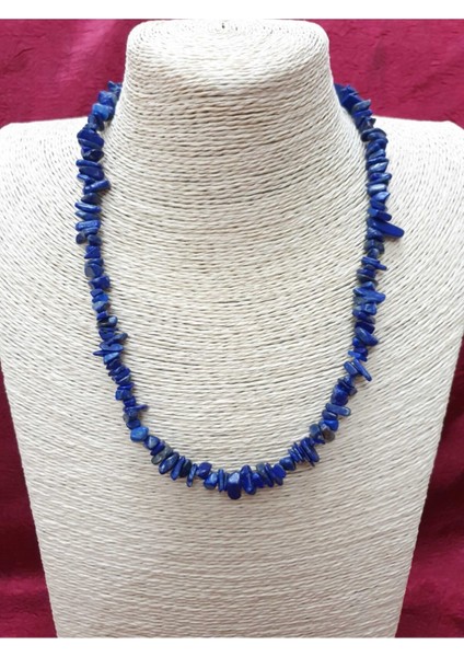 Sertifikalı Lapis Lazuli Taşı Doğal Taş Kolye