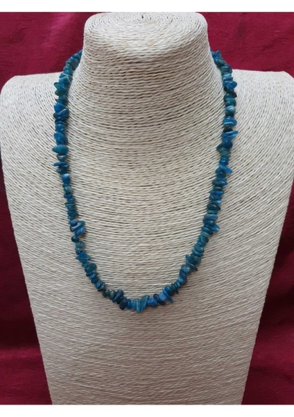 Sertifikalı Apatit Taşı Doğal Taş Kolye