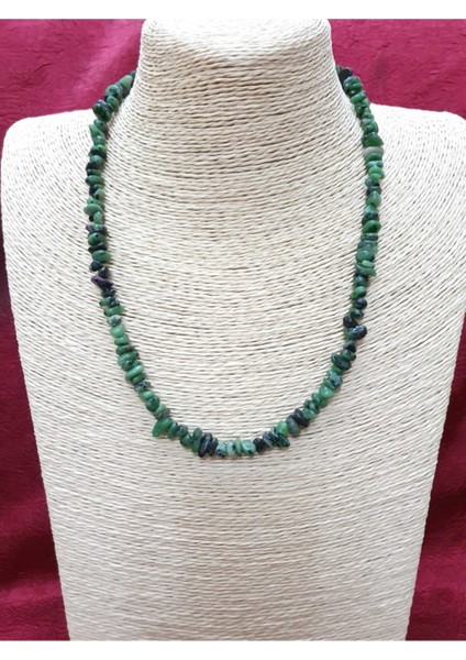 Sertifikalı Zümrüt Taşı Doğal Taş Kolye