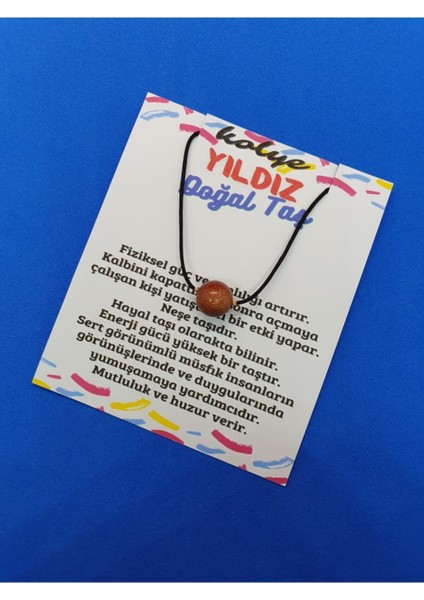 Sertifikalı Yıldız Taşı Kolye Ayarlanabilir Orijinal Doğal Taş Çok Fonksiyonlu Kolye