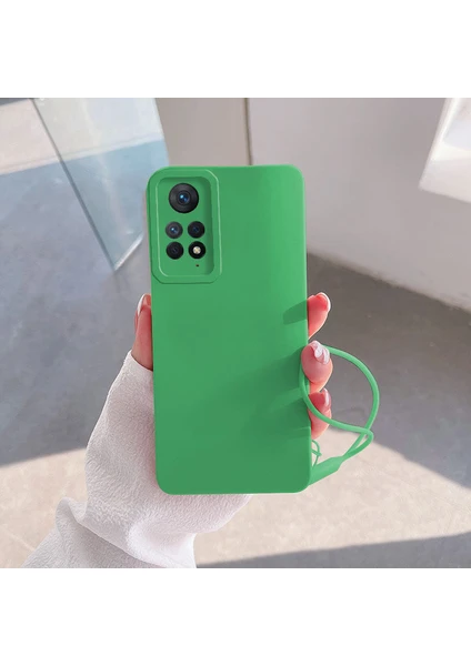 Xiaomi Redmi Note 11 Uyumlu Kılıf Zebana Love Yumuşak Silikon Kılıf Açık Yeşil