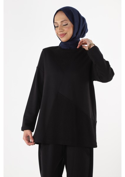 2228_Dikiş Detaylı Oversize Eşofman Tesettür Takım fırsatları