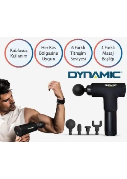 Massage Gun Kablosuz Masaj Tabancası