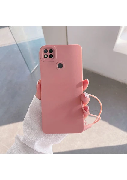 Xiaomi Redmi 9c Uyumlu Kılıf Zebana Love Yumuşak Silikon Kılıf Pembe