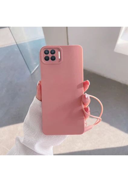 Oppo Reno 4 Lite Uyumlu Kılıf Zebana Love Yumuşak Silikon Kılıf Rose Gold