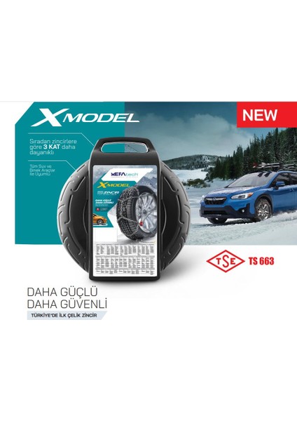 560X13 Ebatlarına Uyumlu Takmatik x Tipi Kar Patinaj Zinciri fiyatları