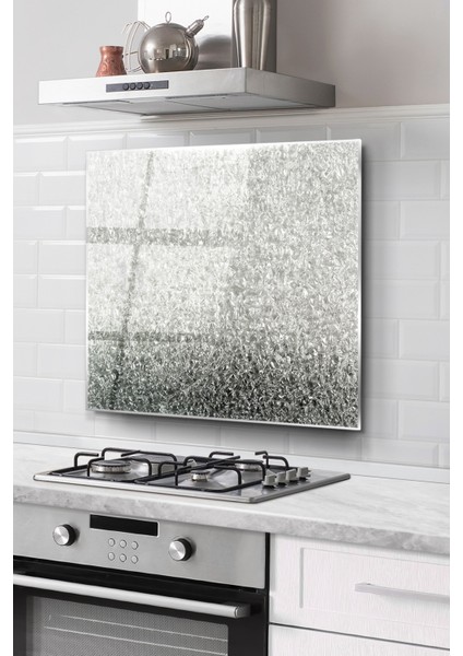 Ocak Arkası Cam Koruyucu Tezgah Ankastre Arkası Koruyucu | Plastik Desenli