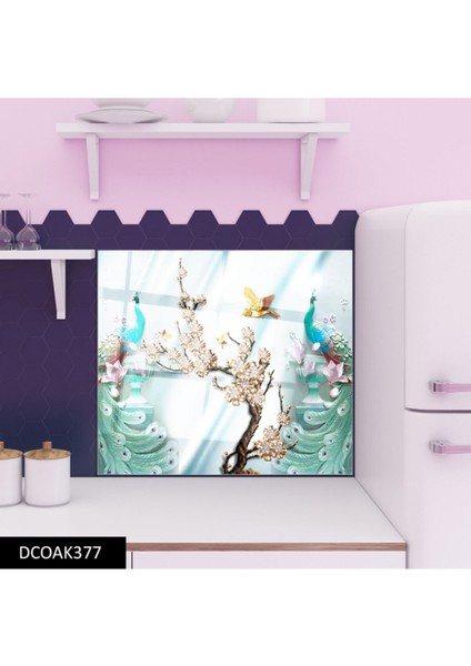 Cam Ocak Arkası Koruyucu | Tavuz Kuşu fiyatları