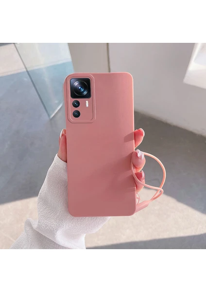 Xiaomi Mi 12T Uyumlu Kılıf Zebana Love Yumuşak Silikon Kılıf Rose Gold