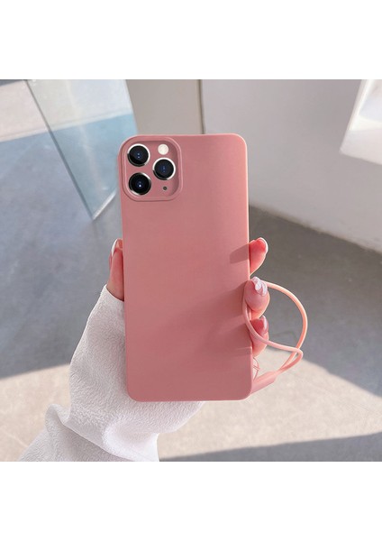 Apple iPhone 11 Pro Uyumlu Kılıf Zebana Love Yumuşak Silikon Kılıf Pembe