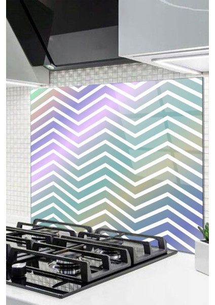 Cam Ocak Arkası Koruyucu Ankastre Arkası Koruyucu | Renkli