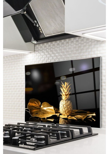 Cam Ocak Arkası Koruyucu Ankastre Arkası Koruyucu | Ananas