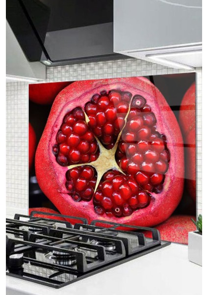 Cam Ocak Arkası Koruyucu Ankastre Arkası Koruyucu | Nar