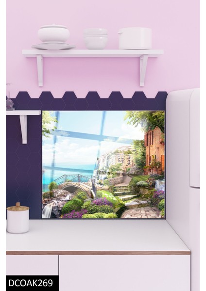 Cam Ocak Arkası Koruyucu | Manzara fiyatları