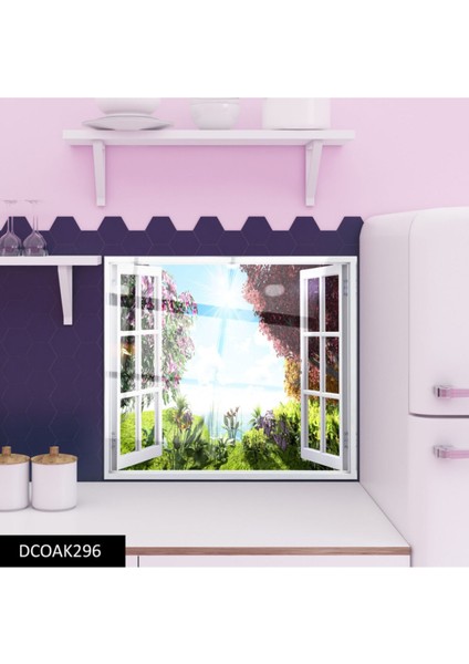 Cam Ocak Arkası Koruyucu | Pencere ve Çiçekler fiyatları