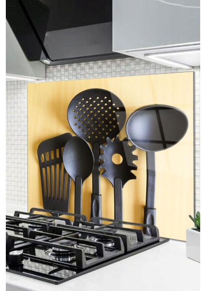 Cam Ocak Arkası Koruyucu Ankastre Arkası Koruyucu | Yemek Kaşıkları