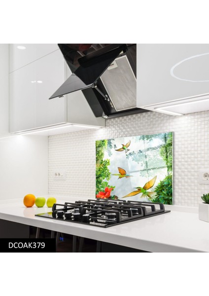 Cam Ocak Arkası Koruyucu |