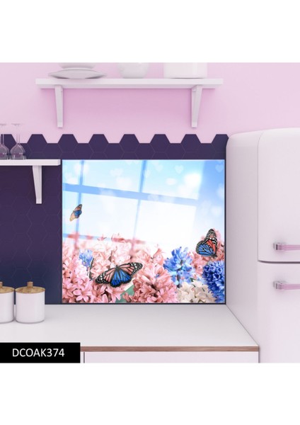 Cam Ocak Arkası Koruyucu | Kelebek fiyatları