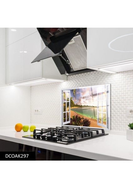 Cam Ocak Arkası Koruyucu | Pencere ve Deniz