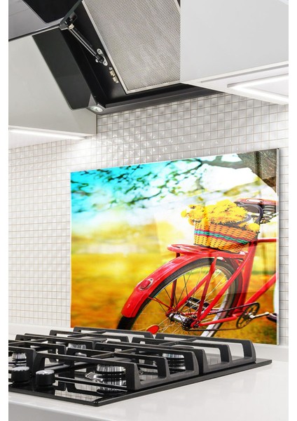 Cam Ocak Arkası Koruyucu Ankastre Arkası Koruyucu | Bisiklet