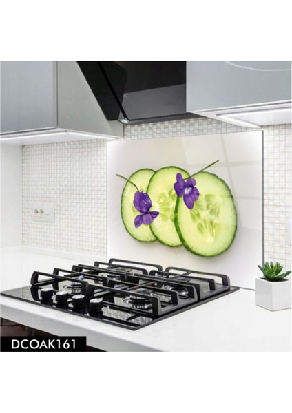 Cam Ocak Arkası Koruyucu | Limon