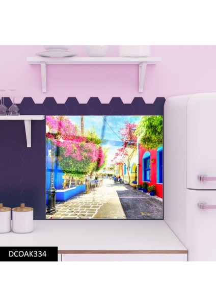 Cam Ocak Arkası Koruyucu Ankastre Arkası Koruyucu | Sokak modelleri