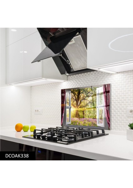 Cam Ocak Arkası Koruyucu | Pencere ve Orman