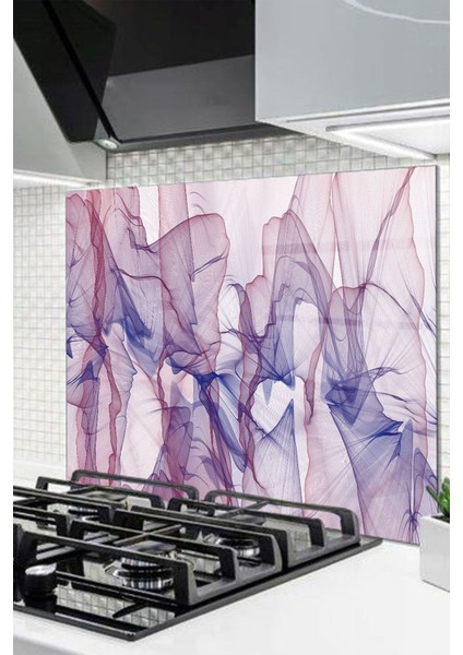 Cam Ocak Arkası Koruyucu Ankastre Arkası Koruyucu | Mor Dali V