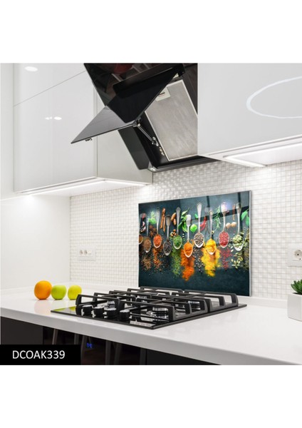 Cam Ocak Arkası Koruyucu | Baharat