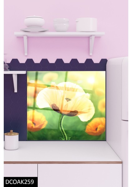 Cam Ocak Arkası Koruyucu | Çiçek fiyatları