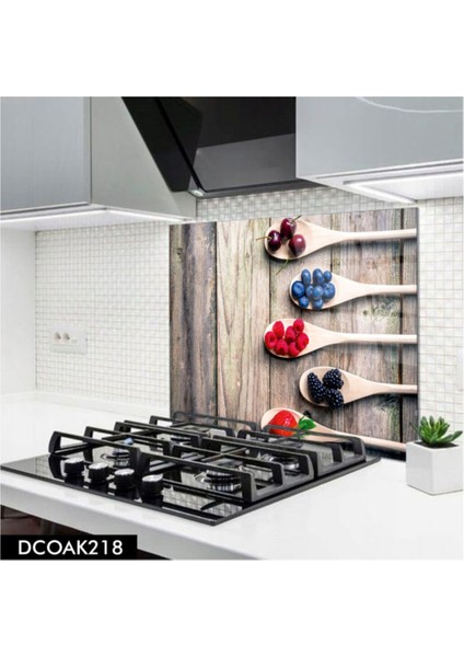 Cam Ocak Arkası Koruyucu | Meyveler