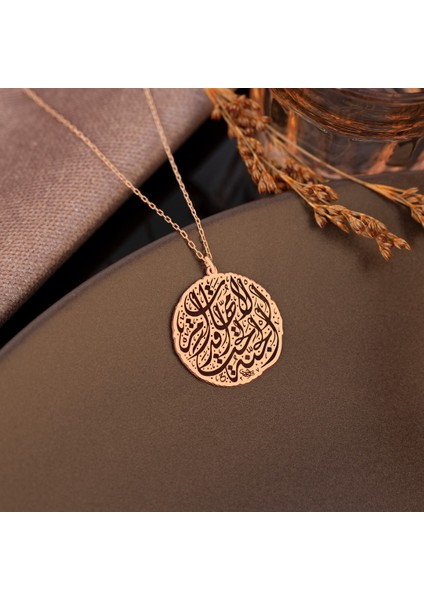 Dkmn Silvercennet Annelerin Ayakları Altında Yazılı Gümüş Kolye Kadın Gümüş Dualı Kolye