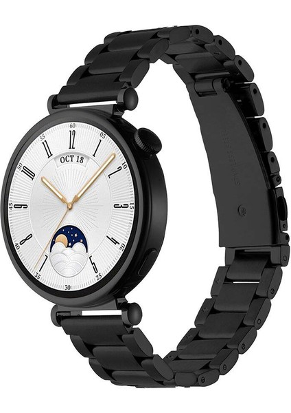 Huawei Watch Gt4 41MM (18 Mm) Metal Kordon Paslanmaz Çelik Tasarım (Krd-04)