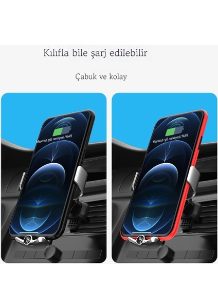 Araç Telefonu Tutucusu Kablosuz Şarj (Yurt Dışından) modelleri