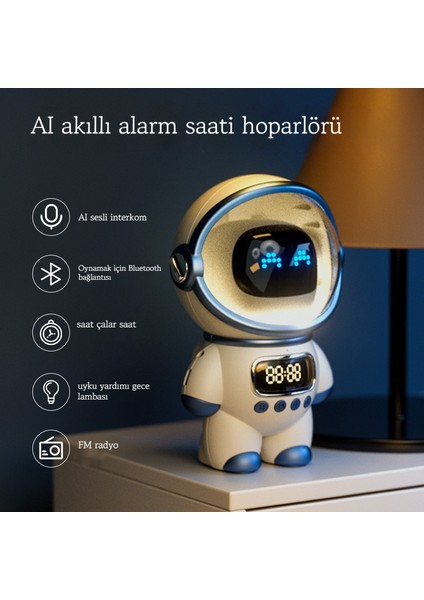 Akıllı Bluetooth Astronot Hoparlörü (Yurt Dışından)