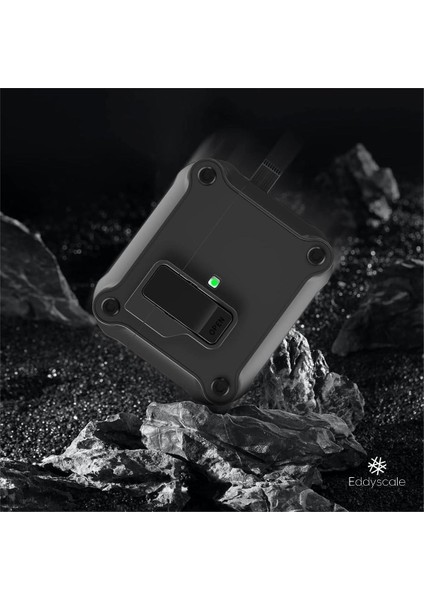 Tam Vücut Darbeye Dayanıklı Sert Kabuk, Emniyet Kilidi ile Airpdos'larla Uyumlu Bluetooth Kulaklık Kılıfı 3 (Yurt Dışından) fırsatları