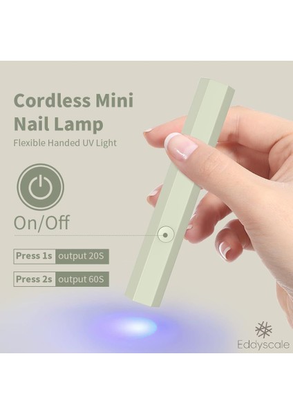 Mini Uv Lamba Tırnak Kür Lambası LED Tırnak Lambası Jel Lehçe Için Tırnak Kurutucu (Yurt Dışından)