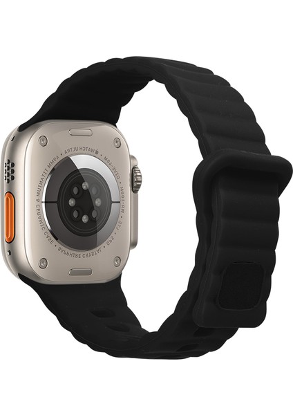 Watch Baklalı Silikon 10 Kademe Ayarlı 42 44 45 49MM Uyumlu Saat Kordonu Beyaz Renkli fiyatları