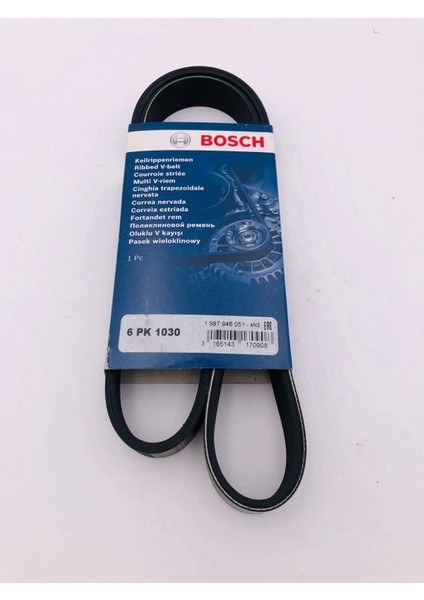 Vantilatör Kayışı Benz.fiesta-Focus-Mondeo Bch 6pk 1030 BCH6PK1030