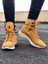 Bağcıklı Camel Sarı Kısa Boksör Unisex Spor Postal Bot 1