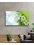 Yeşil Çiçek Cam Tablo Green Flower 2