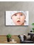 Dekor Artı Şapkalı Bebek Cam Tablo Baby Table With Hat 2