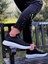 3 Bantlı Cilt Deri Ortopedik Taban Siyah (Beyaz ) Erkek Günlük Sneaker Ayakkabı 2