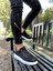 3 Bantlı Cilt Deri Ortopedik Taban Siyah (Beyaz ) Erkek Günlük Sneaker Ayakkabı 4