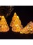 Mini Işıklı Çam Ağacı Yılbaşı Ağacı Warm Light LED Noel Tree Kristal Görünümlü Çam Ağacı Işıklı Çam 2