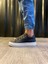 3 Bantlı Cilt Deri Ortopedik Taban Siyah (Beyaz ) Erkek Günlük Sneaker Ayakkabı 4