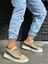 Bağcıklı Süet Ortopedik Taban Vizon Süet Erkek Günlük Sneaker Ayakkabı 3