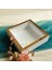 25X25 cm Ledli Beyaz-Bronz Yarı Pleksi Kaplamalı Derin Anı Çerçevesi! Gül Kutusu! Isimsiz 2