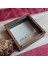 25X25 cm Isimli Siyah-Rose Yarı Pleksi Kaplamalı Derin Anı Çerçevesi! Gül Kutusu! Ledsiz 1